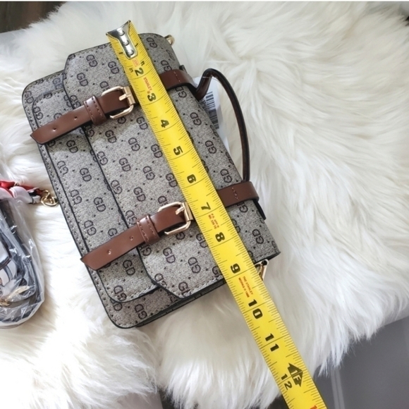 Monogram Canvas Crossbody Top Handle Bag - Picture 8 of 10